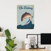 Ga vissen poster (Thuiskantoor)