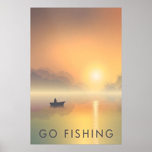 Ga vissen Reisposter Poster (Voorkant)