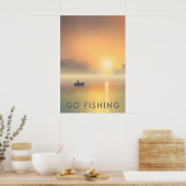 Ga vissen Reisposter Poster (Keuken)