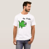Ga vissen! t shirt (Voorkant volledig)