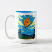 Ga vliegen een vlieger - Mok (Links)