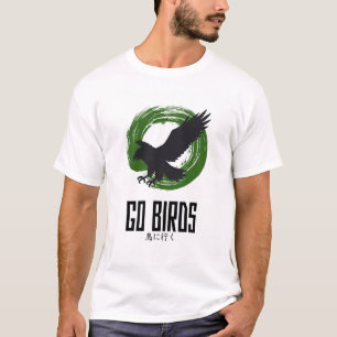Ga Vliegeniers Japan Stijl T-Shirt