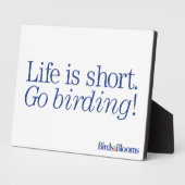 Ga vogelen! fotoplaat (Zijkant)