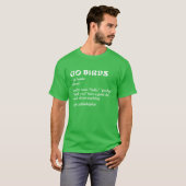Ga vogels definitie t-shirt (Voorkant volledig)