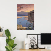 Ga Vogels Kijken Reisposter Poster (Thuiskantoor)