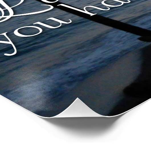 Ga vol vertrouwen... Thoreau Quote Poster (Hoek)