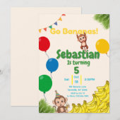 Ga voor Bananen- Een Bosje Pret Kaart (Voorkant / Achterkant)