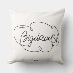 Ga voor BIG DREAMS - Vette wolken Kussen