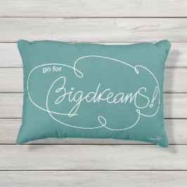 Ga voor BIG DREAMS - Vette wolken - W Buitenkussen