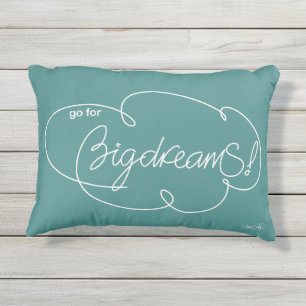Ga voor BIG DREAMS - Vette wolken - W Buitenkussen