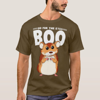 Ga voor de E Eyes Boo Hamster Guinee Varkenshaar V T-shirt