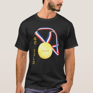 Ga voor de Gold Sports Award - Medal Winner Sandym T-shirt