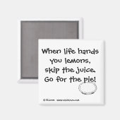 Ga voor de taart! Magneet (Voorkant / Achterkant)