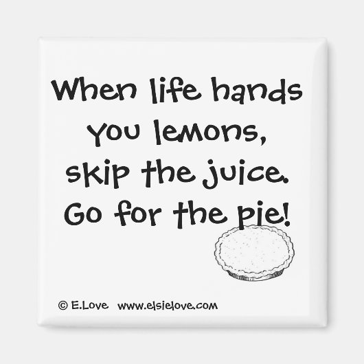 Ga voor de taart! Magneet (Voorkant)