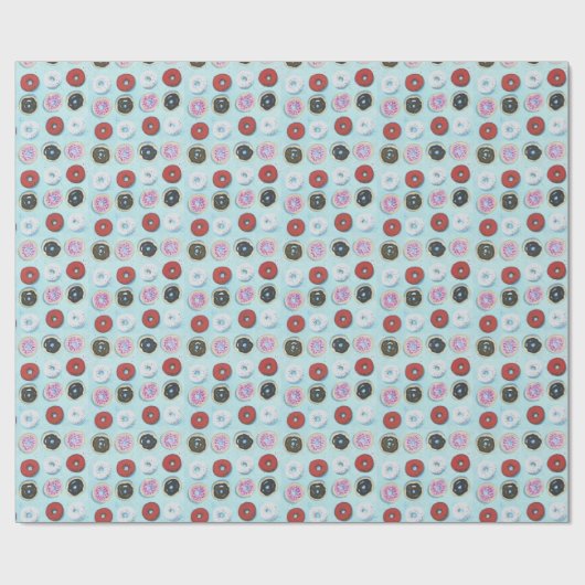 Ga voor donuts Wrapping Paper Cadeaupapier (Vlak)