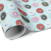 Ga voor donuts Wrapping Paper Cadeaupapier (Rol Hoek)