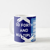 Ga voor en vermenigvuldig de Mok van de Wiskunde l (Voorkant links)