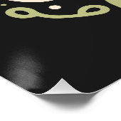 Ga voor groene eco vriendelijke esthetiek perfect poster (Hoek)