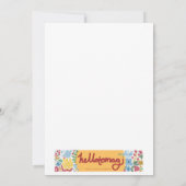 Ga voor hen Japan Tiger Positivity bemoediging Kaart (Achterkant)