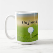 Ga voor het golfspel Quote Coffee Mok (Links)