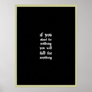 Ga voor iets staan poster