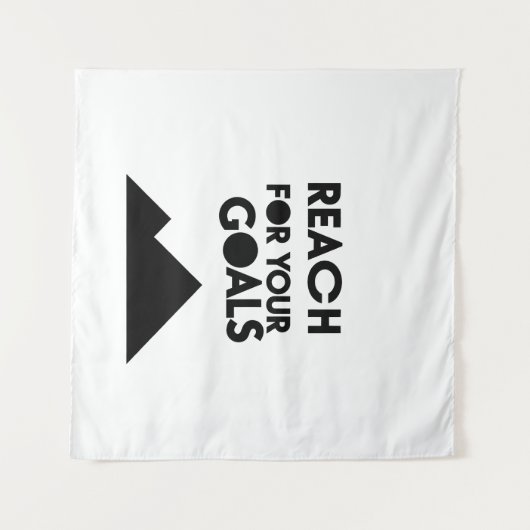 Ga voor je doelen en prestaties - n01 wandkleed (Voorkant (horizontaal))