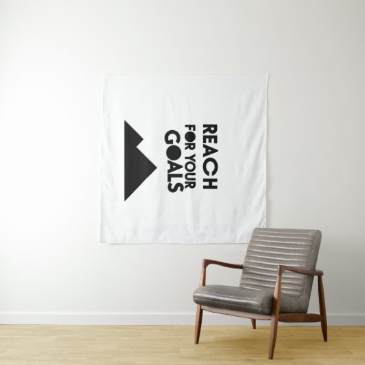 Ga voor je doelen en prestaties - n01 wandkleed (In Situ (horizontaal))