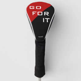 Ga voor Rood en Zwart Matig Golfheadcover