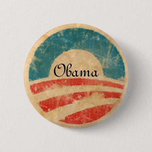 Ga voor verandering, Obama Ronde Button 5,7 Cm (Voorkant)