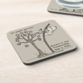 Ga vooruit en probeer het bier onderzetter (Linkerzijde)