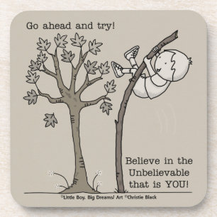 Ga vooruit en probeer het bier onderzetter