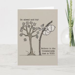 Ga vooruit en probeer het feestdagen kaart