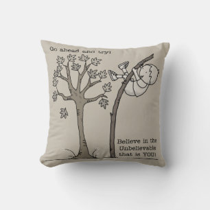 Ga vooruit en probeer het kussen