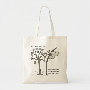 Ga vooruit en probeer het tote bag