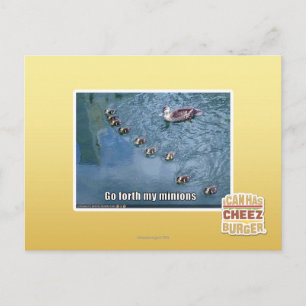 Ga vooruit mijn minions briefkaart