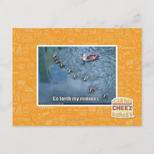 Ga vooruit mijn minions briefkaart