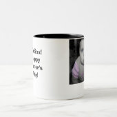 Ga vrolijk Vaderdag! Tweekleurige Koffiemok (Center)