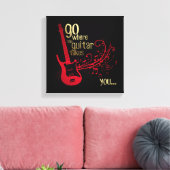 Ga waar de gitaar je brengt... Canvas kunst (Insitu (Woonkamer))