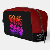 Ga waar je je levend voelt toilettasje (Rechterhoek)