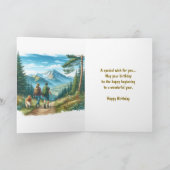 Ga Wandelen Gefeliciteerd Kaart (Binnen)