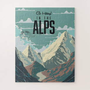 Ga wandelen in de Alpen Legpuzzel