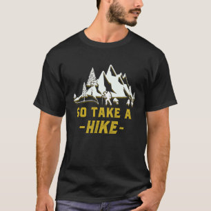 Ga Wandelen Retro Vintage Wandel T T-shirt