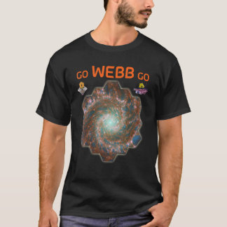 GA WEBB GO Webb Space Telescope Phantom Galaxy T-shirt