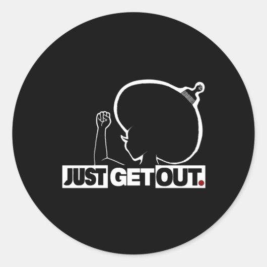 Ga weg...220 Sticker (Voorkant)