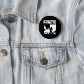 Ga weg...256 Sticker Ronde Button 5,7 Cm (In situ)
