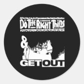 Ga weg...257 Sticker (Voorkant)