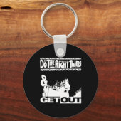Ga weg...257 Sticker Sleutelhanger (Voorkant)