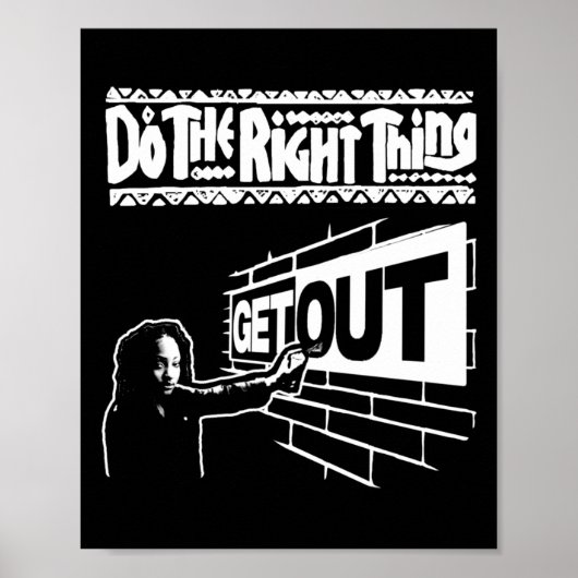 Ga weg...268 Sticker Poster (Voorkant)