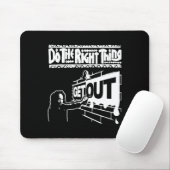 Ga weg...272 Sticker Muismat (Met muis)