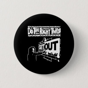 Ga weg...272 Sticker Ronde Button 5,7 Cm